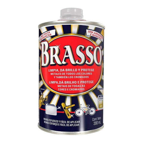 Brasso limpia metales