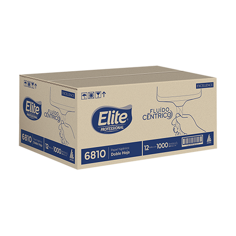 Higiénico Elite Premium fluido céntrico caja con 12 rollos