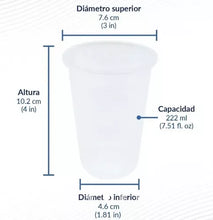 Vaso plástico Reyma 8oz con  mil piezas