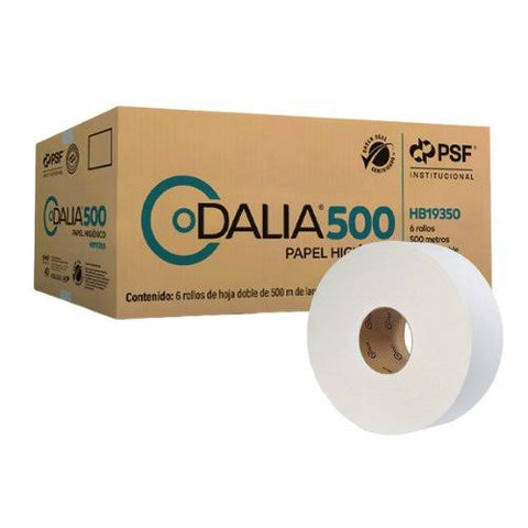 Higiénico Dalia 500 mts con 6 rollos