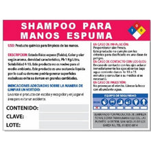 Shampoo espuma galón