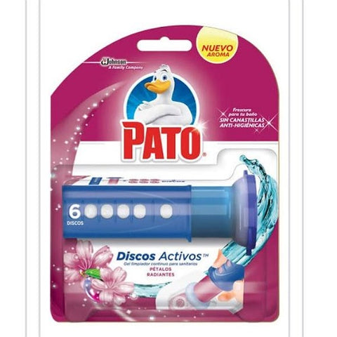 Pastillas para baño Pato Discos activos (1 aplicador y 6pz)