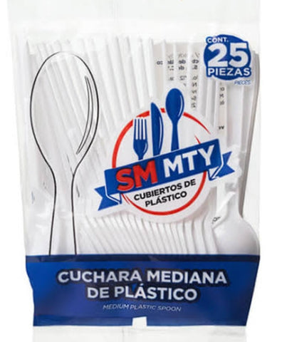 Cuchara mediana Monterrey con 25pz