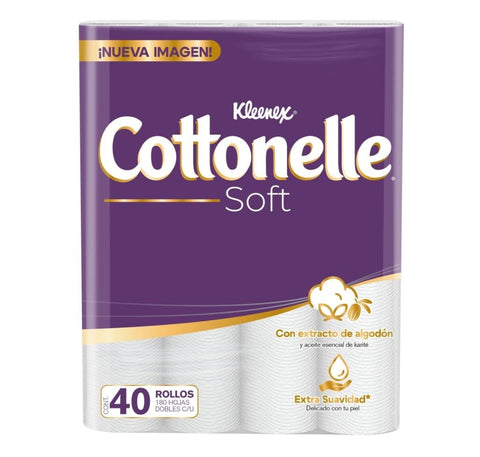 Higiénico Cottonelle con 40 rollos