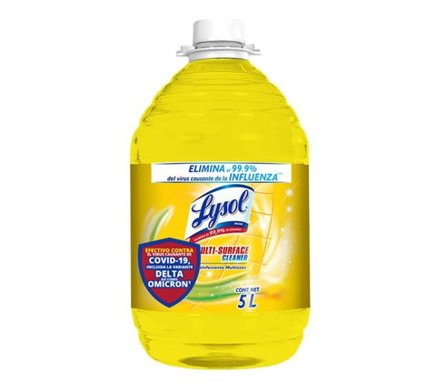 Lysol liquido desinfectante garrafa de 5 lts.