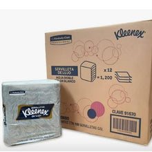 Servilleta de lujo kleenex con 1,200 pz Caja