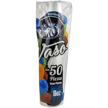 Vaso plástico Reyma 8oz con 50pz